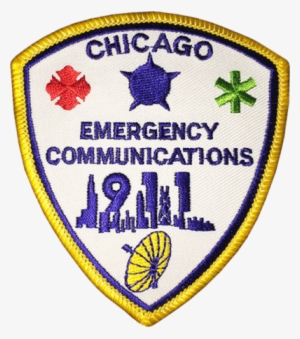 Chicago 911 Emergency Communications Police Side Shoulder - Chicago 911 Dispatcher