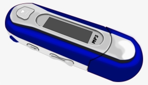 A Blue Old Mp3 Player - Mp3