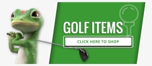 Golf Items Banner - Golf