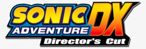 Sonic Adventure Dx Director's Cut Logo - Sonic Adventure Dx Logo