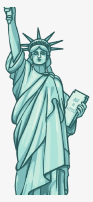 Statue Of Liberty Silhouette Free Download Clip Art - I M With Her Statue Of Liberty
