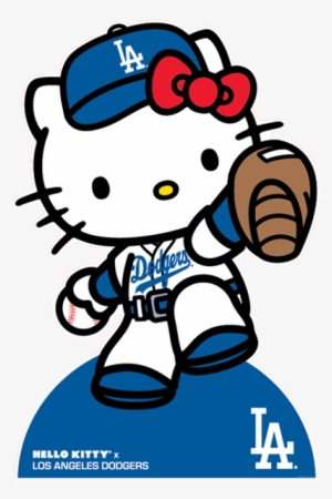 So Cute "@dodgers - Hello Kitty Dodgers