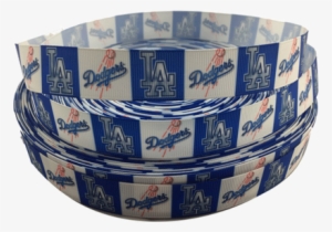 La Dodgers Grosgrain Ribbons 7/8" - Blue And White Porcelain