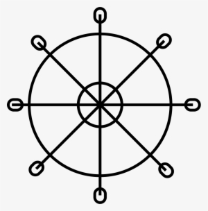 Dharma Chakra Comments - Boat Steering Wheel Png