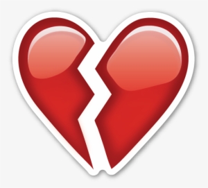 Broken Heart Svg Black And White Library - Broken Heart Emoji Transparent