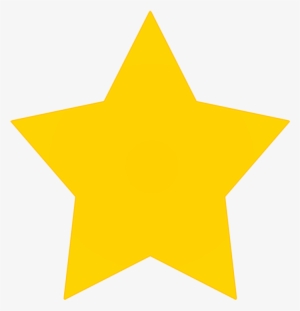 Turquoise Cartoon Star, Dark Yellow Star Shape - Yellow Star With Black Background