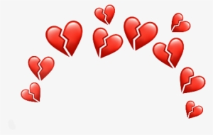 Report Abuse - Broken Heart Emoji Crown