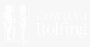 Corona Rolfing Logo White - Rolfing