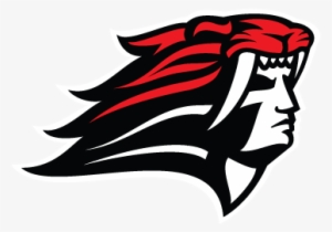 Caveman Swoosh Head - American Fork High School Logo