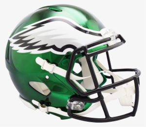 Eagles Chrome Speed Authentic 8054928 - Philadelphia Eagles Helmet