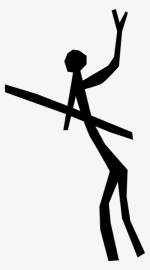 Caveman Hunter With Spear - Drawing