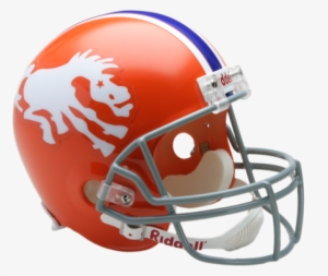 Denver Broncos Throwback 1966 Full Size Deluxe Replica - Football Helmet