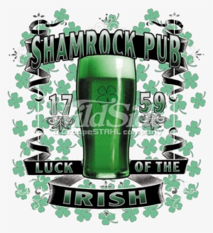 Shamrock Pub Irish Green Beer - Square Car Magnet 3 X Inch Shamrock Pub Irish St Patricks