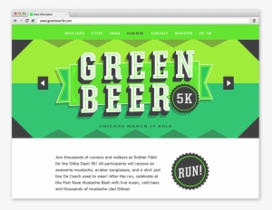 Green Beer 5k Final Logo Design - Graphic Design