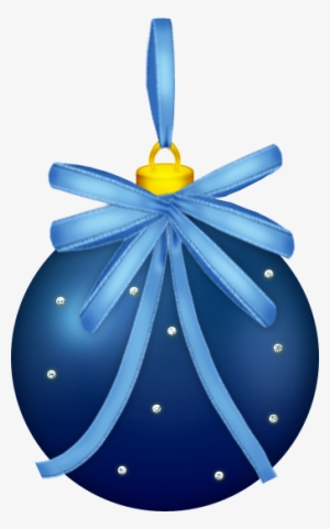 Christmas Blue Ornament Clip Art - Blue Ornament Clip Art