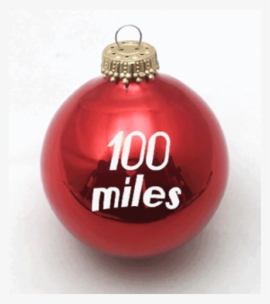 100 Miles Christmas Ornament - Christmas Ornament