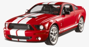 Mustang Shelby Red And White