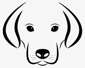Dog, Head, White, Background - Dog Face Black And White Clip Art
