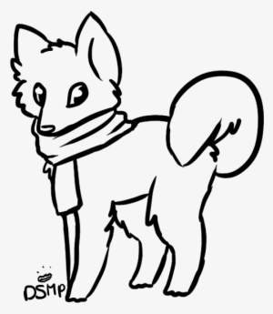 Free To Use By Dontstealmypie On Deviantart - Dog With Scarf Base