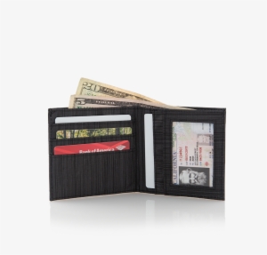 Leather Square Id Wallet - Wallet