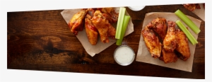 Image Of Buffalo Wings With A Side Of Celery And Ranch - Buffalo Wing
