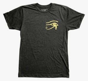 "eye Of Horus" Heather Black T-shirt - T-shirt