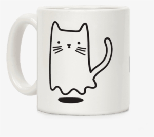 Ghost Cat Coffee Mug - French Bulldog Coffee Memes