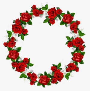 Kaz Creations Valentine Deco Love Flowers Flower Circle - Red Rose Wreath Clipart
