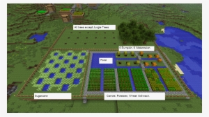 My Efficient Farm - Minecraft Farm Layout