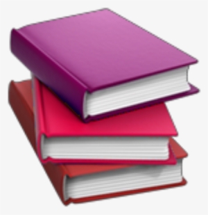 Pink Book Pinkemoji Books Emoji Red Apple Redemoji - Transparent Background Book Emoji