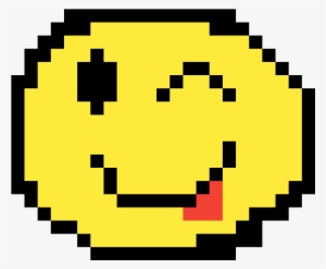 Wink Emoji - Cute Pixel