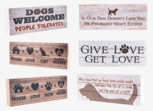 Large Pallet Box Sign - House + Dog + Love = Happy Home