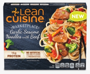 1 - Lean Cuisine Garlic Sesame Noodles With Beef