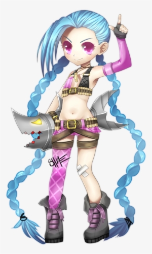 Chibi Jinx Fanart - Cartoon