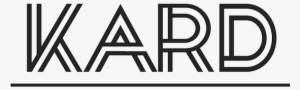 K - A - R - D Logo Sticker, Link, Kard, V Live, Logos, - Kard Kpop Logo Png
