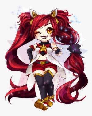 Graphic Royalty Free Library By Cotton Candy On Deviantart - Jinx Star Guardian Chibi
