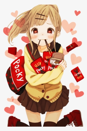 Pocky - Pocky Anime Girl Cute