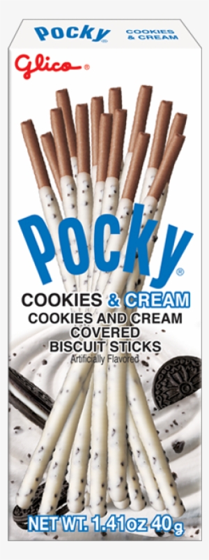 Pocky Cookies & Cream - Glico Pocky Cookies & Cream Biscuit Sticks - 2.47