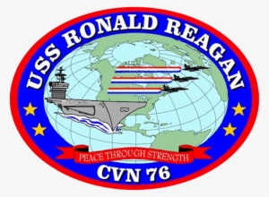 Uss Ronald Reagan Coa - Uss Ronald Reagan Cvn 76 Logo