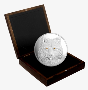 In The Eyes Of The Timber Wolf - 2017 Fine Silver 250 Dollar Kilo Coin -