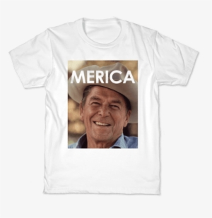 Reagan Merica Kids T-shirt - Ronald Reagan Cowboy Hat