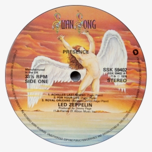 The - Led Zeppelin Vinyl Label
