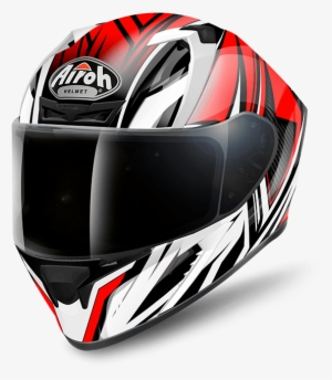 Helmet Full Face 'valor' Conquer Red Gloss - Airoh Valor