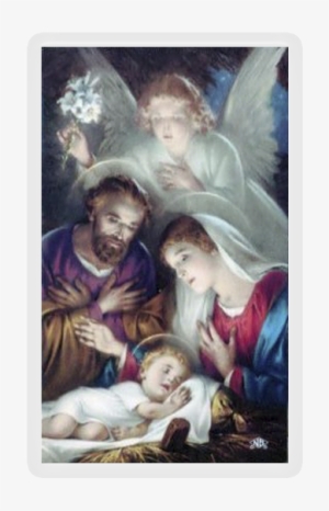 Nativity Scene - Holy Family At Christmas