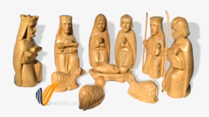Nativity Christmas Decor Wood Carving Set - Christmas Day