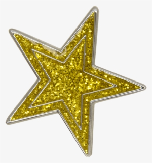 Glitter Star Pin, Gold/silver - Fathers Day Beer Bottle Labels
