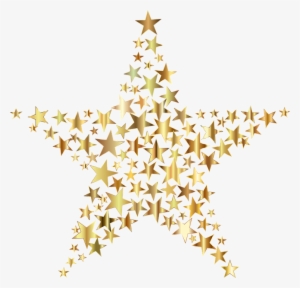 Decorative Christmas Stars - Congratulations Gold Png
