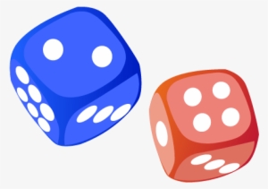 Blue And Red Dice Logo 2 By Andrew - Red And Blue Dice Png
