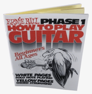 How To Play Guitar Phase 1 Book Front - Ernie Ball How To Play Guitar Phase 1