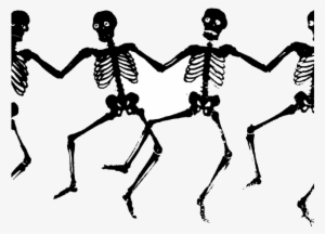 Halloween Clipart Clipart Dancing Skeleton - Creepy Halloween Clip Art
